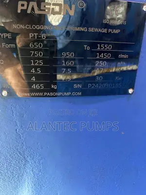 Self Priming Sewage Pump