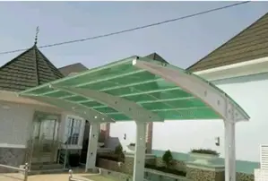 **Steelspan Shelter** - Conveys Strength and Modern Design