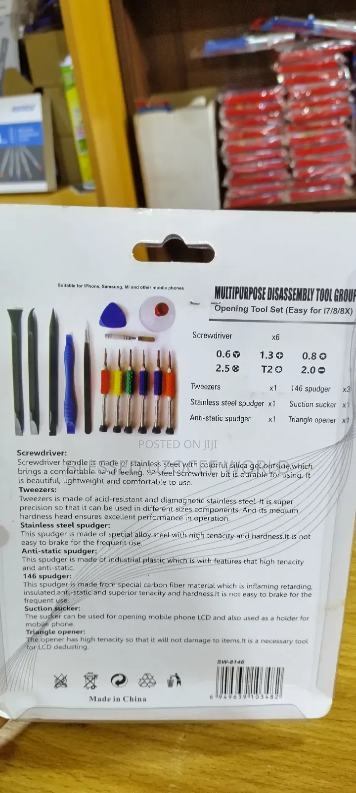 SW-8146 Multipurpose Professional Opening Screw Tool Kit