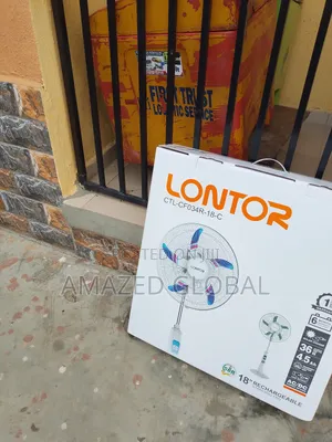 Brand New Quality 18" Rechargeable Lontor Standing Fan