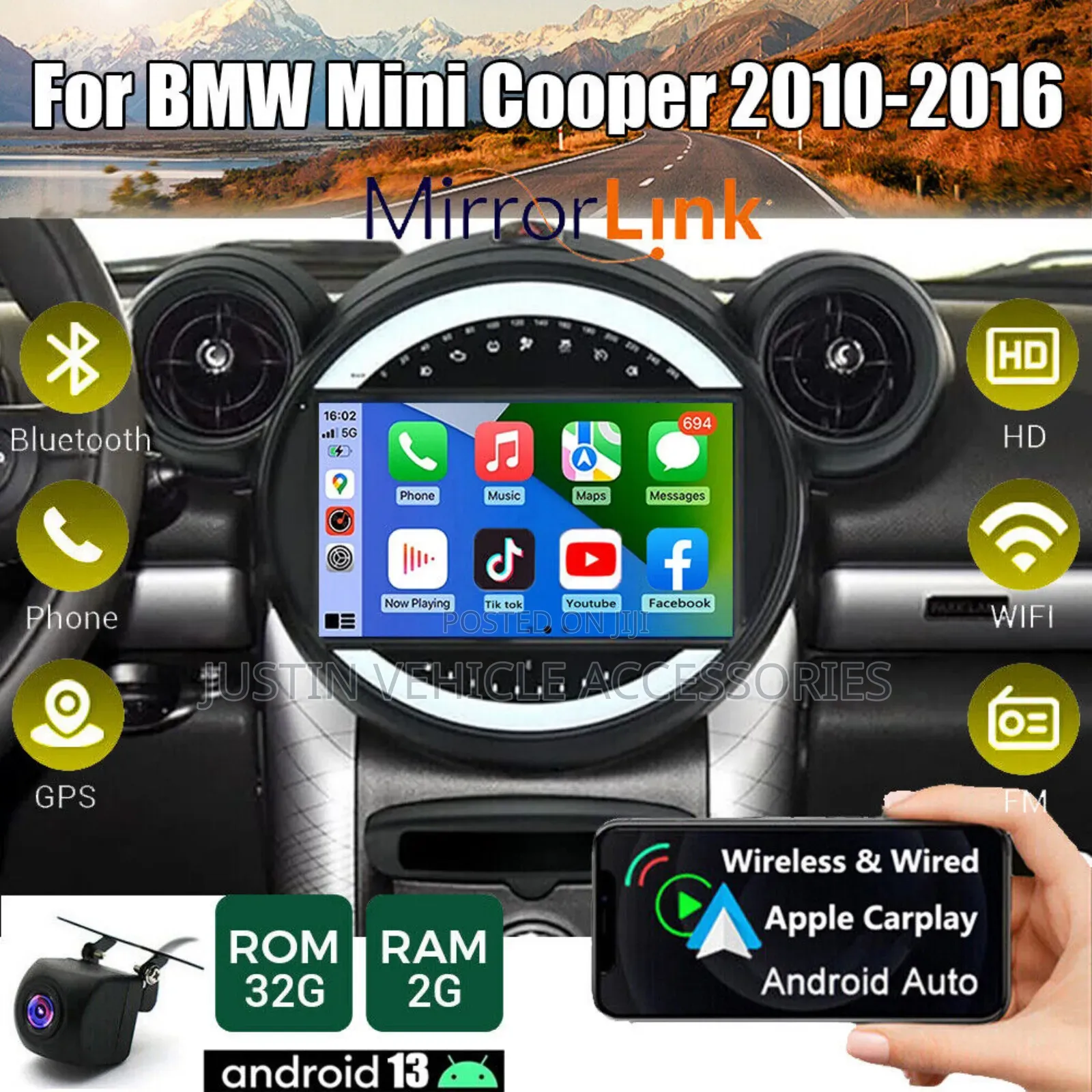 Mini Cooper 2010-2016 Android Player
