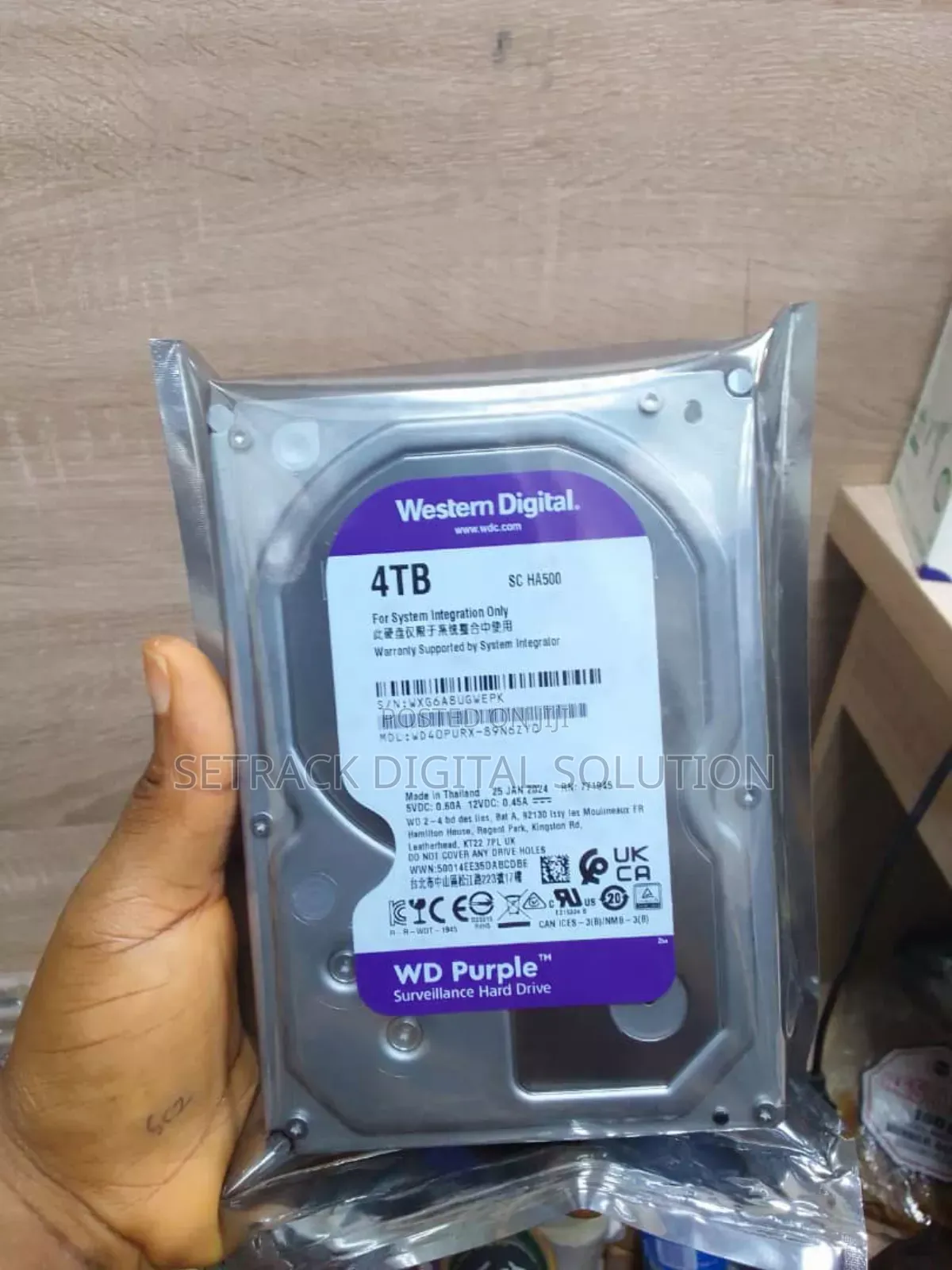 4tb Wd Purple Surveillance HDD