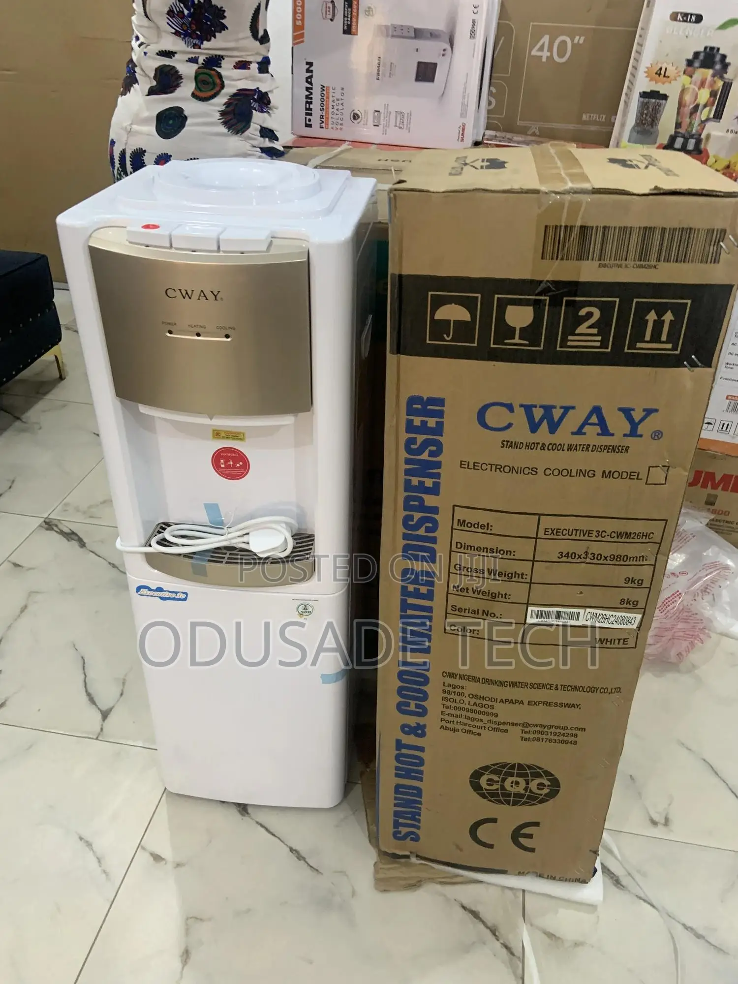 Advanced Hydrate Cway Water Dispenser Executive 3c-Cwm26hc