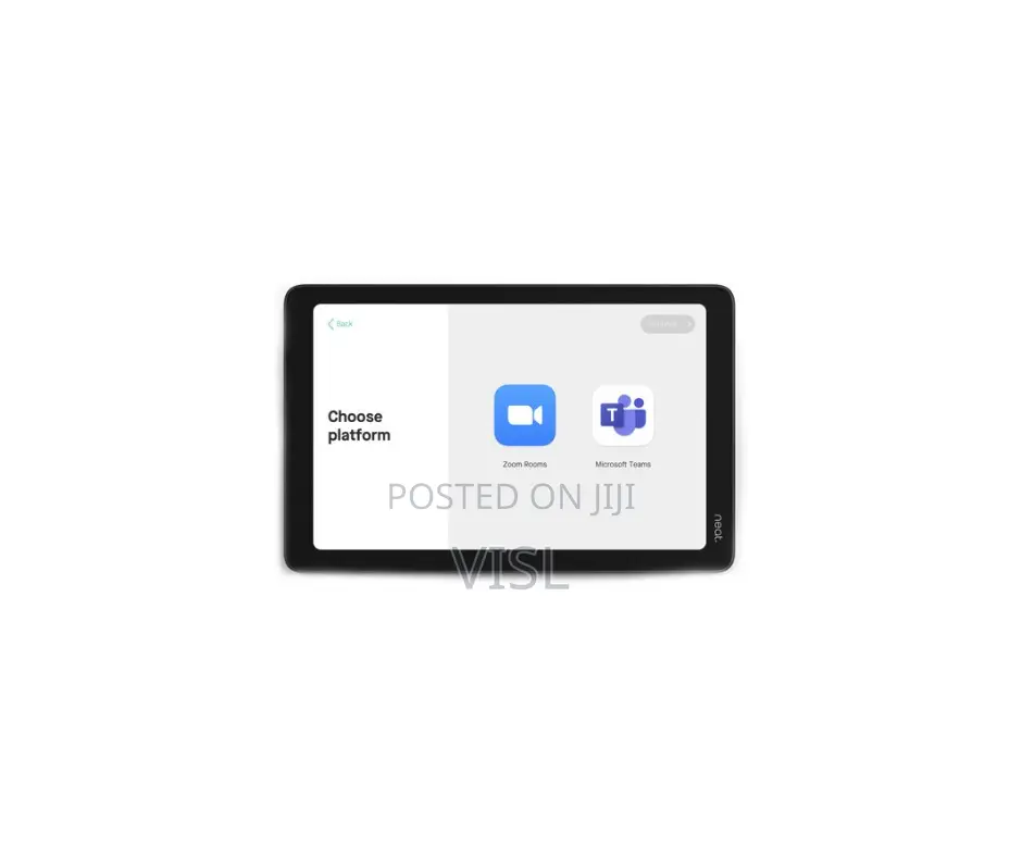 NEAT Conferencing Neat Pad Controller Scheduling Display