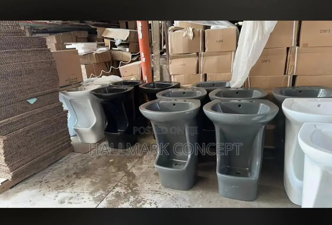 Standing Basins With Urinary and Taps.