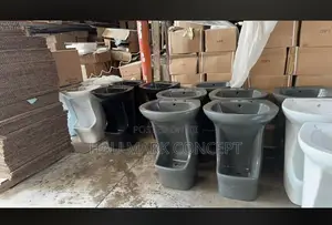 Standing Basins With Urinary and Taps.