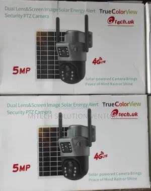 Dual Lens Solar Camera V380 Pro