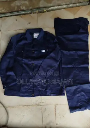 Blue Up&Down Coverall Without Reflective