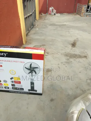 Adjustable Mist Century 18 Inches Rechargeable Fan