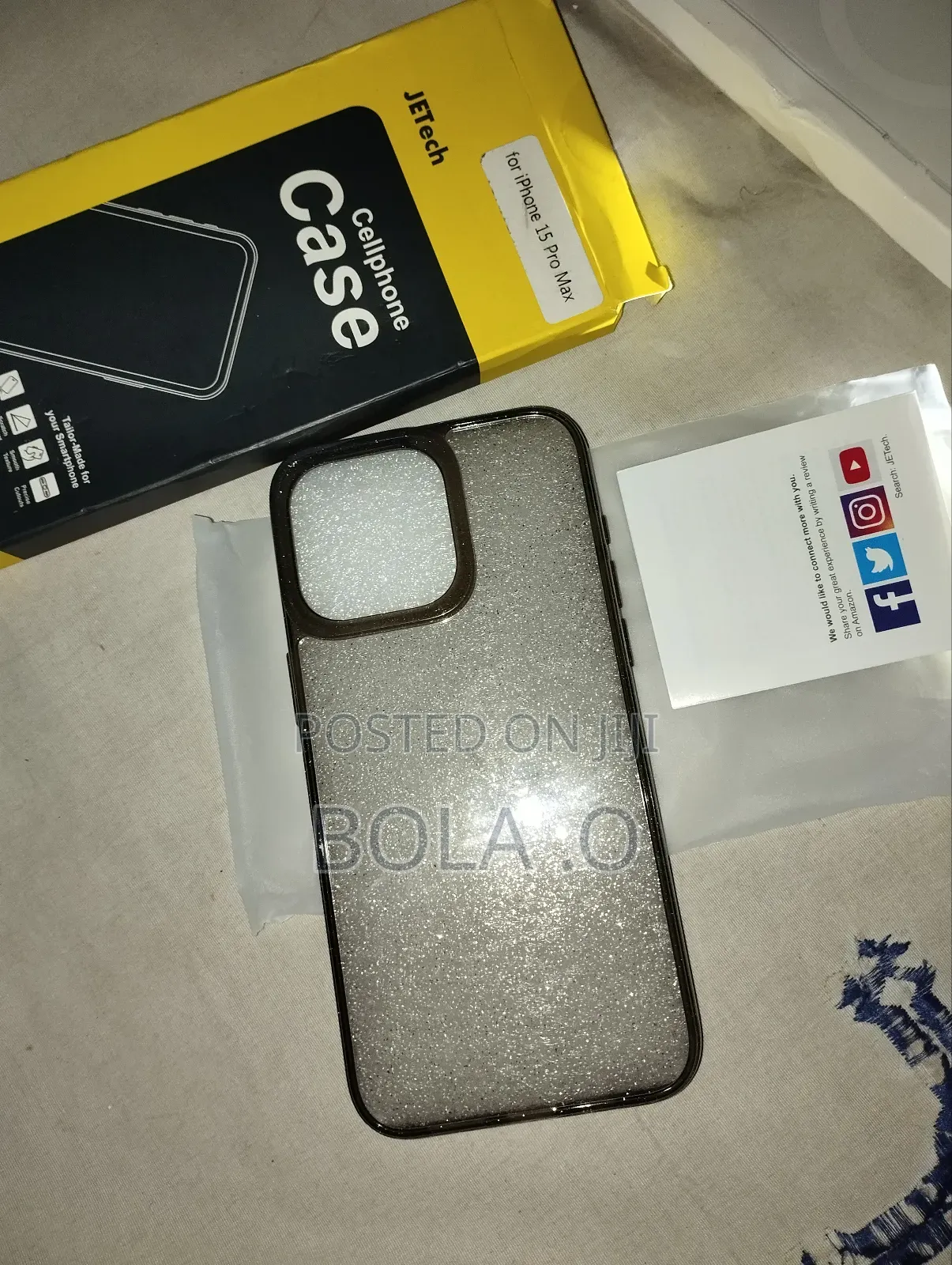 iPhone 15 Pro Max Original Jetech Case