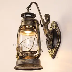 Vintage LED Wall Lamp Barn Lantern Retro Kerosene
