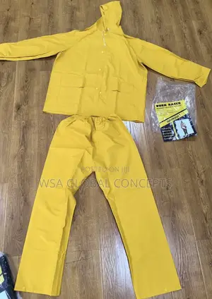 PVC Rain Coat Jacket And Trousers