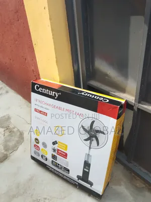 Century Rechargeable 18" Fan Battery Capacity-Fitted Blade