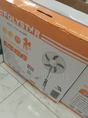 Polystar 18 Inches Standing Fan With Adjustable PVK-5018wb