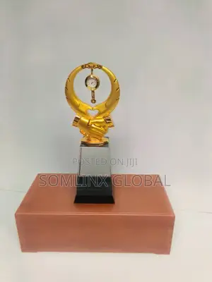 Crystal Trophy Plaque 24