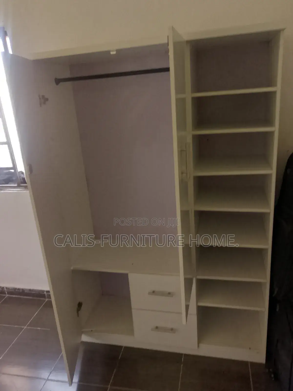 6ft X 4ft Wardrobe (Off White Color)