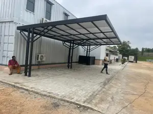 Aluminum 3 Cars Parking