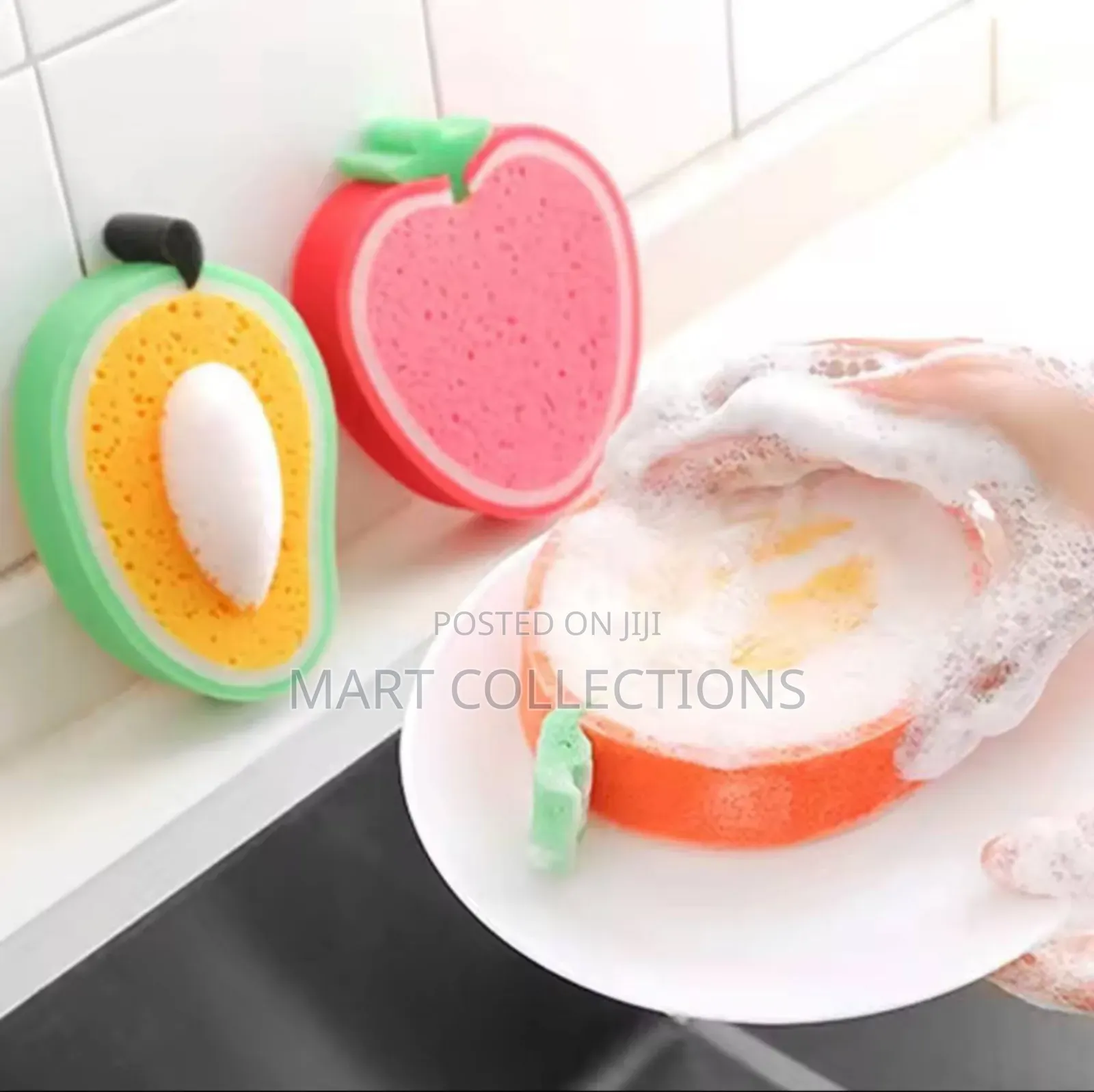 Kitchen Sponge Fruit Thickened Sponge Dish Towel Kitchen