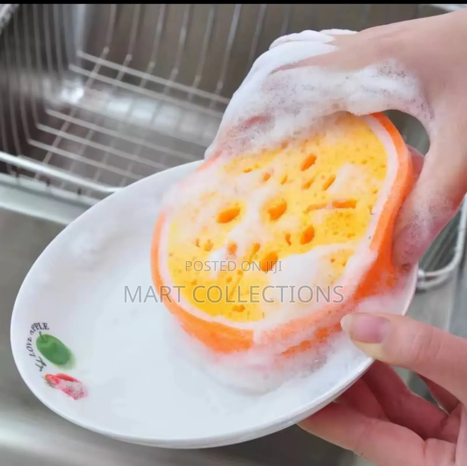 Kitchen Sponge Fruit Thickened Sponge Dish Towel Kitchen