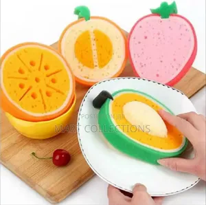 Kitchen Sponge Fruit Thickened Sponge Dish Towel Kitchen