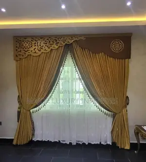 Pure Turkey Curtains With Morden Board Design