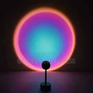 Home Decorative LED Rainbow Sunset Projection Lamp