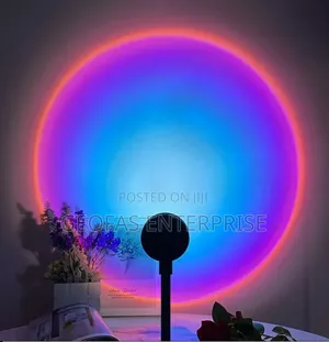 Home Decorative LED Rainbow Sunset Projection Lamp