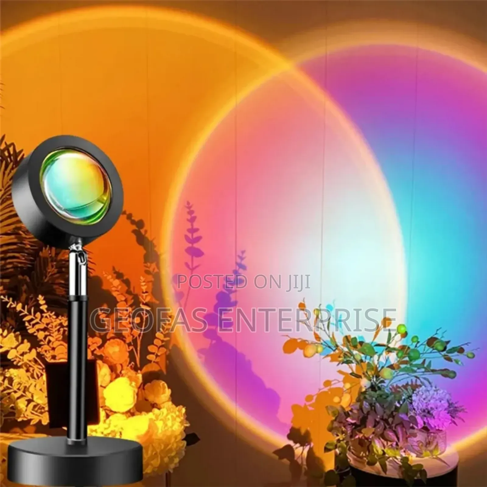 Home Decorative LED Rainbow Sunset Projection Lamp
