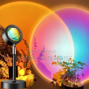 Home Decorative LED Rainbow Sunset Projection Lamp