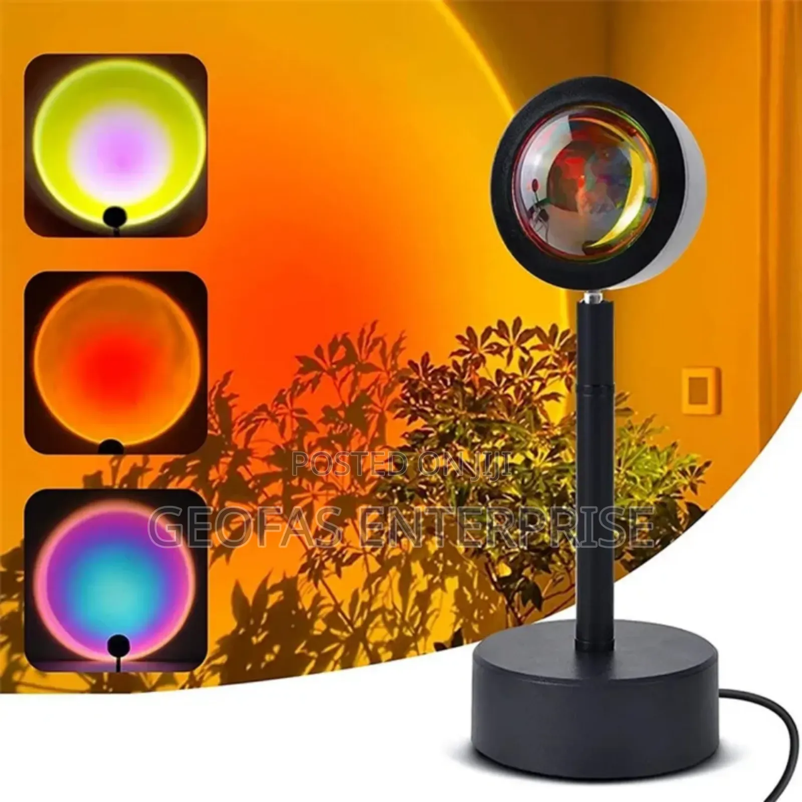 Home Decorative LED Rainbow Sunset Projection Lamp
