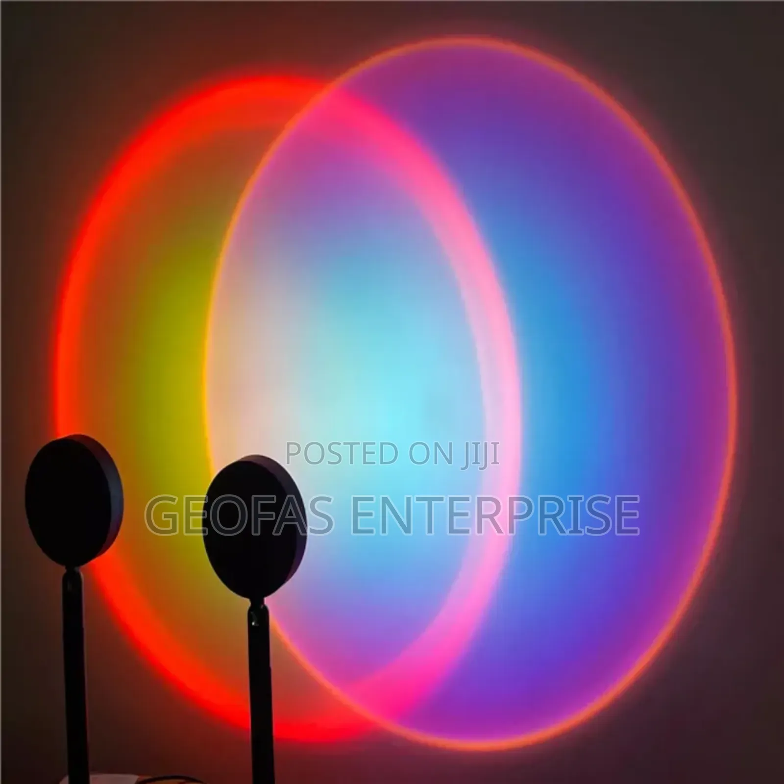 Home Decorative LED Rainbow Sunset Projection Lamp