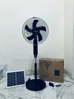 High Power Solar Rechargeable Standing Fan