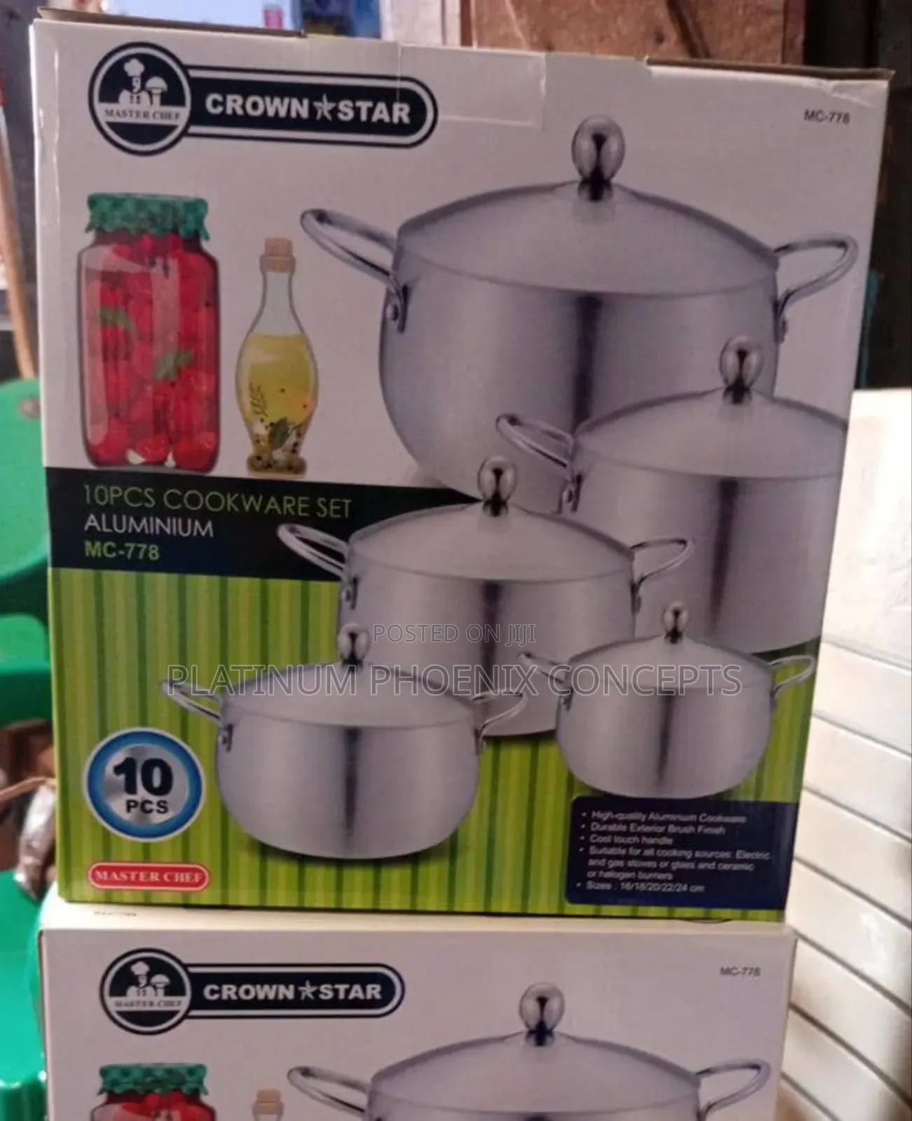 Masterchef Aluminum Pot (5sets)