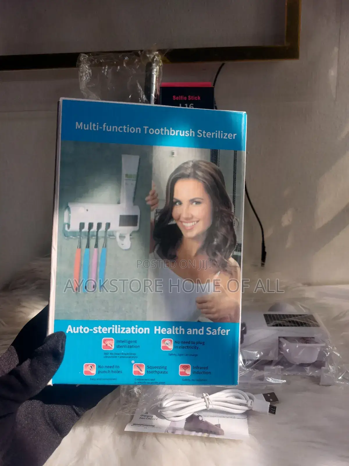 Brush Sterilizer and Holder