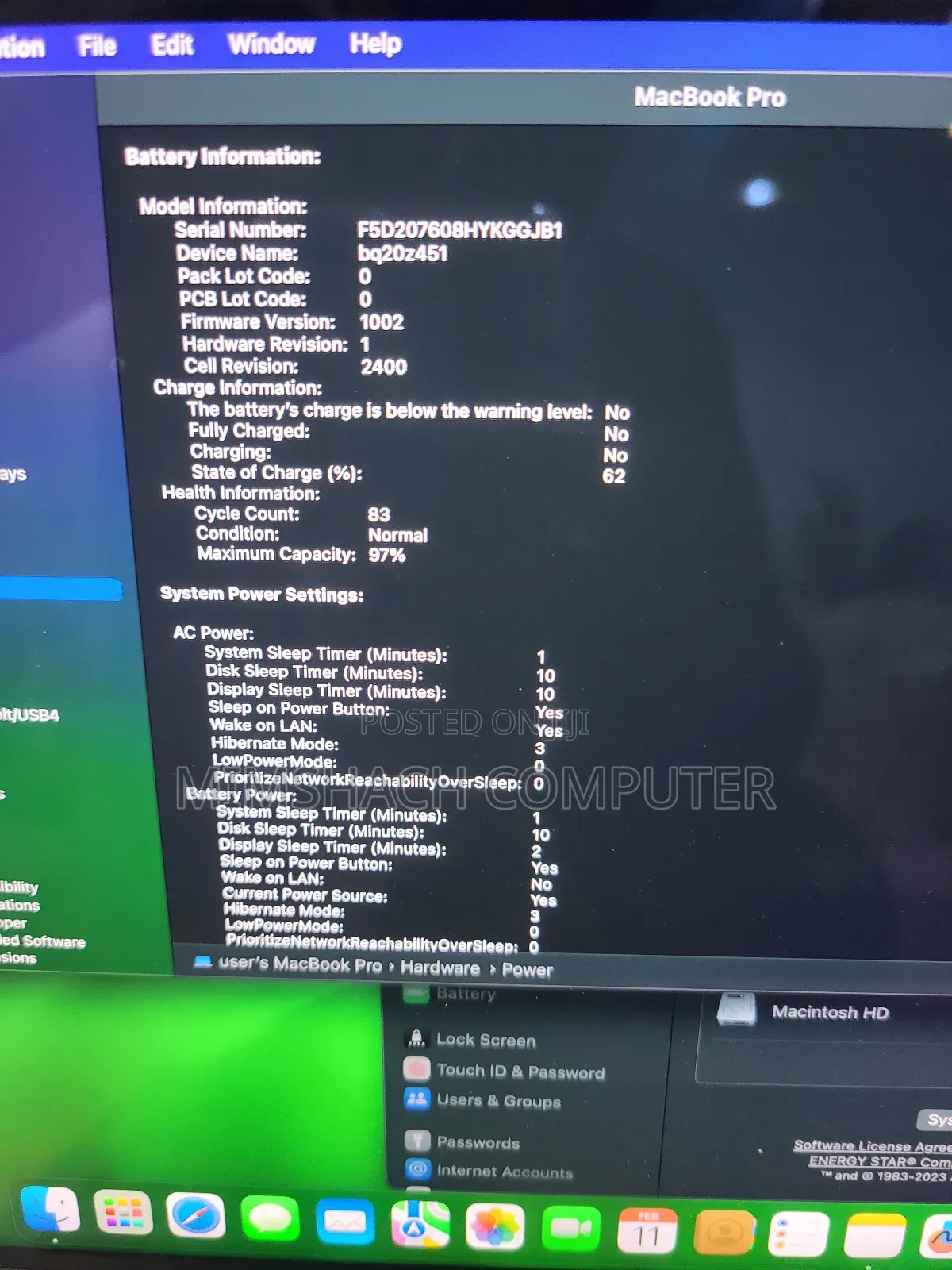 Laptop Apple MacBook 2020 8GB Apple M1 SSD 256GB