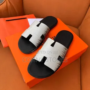 Original WHITE Hermes Izmir Sandal