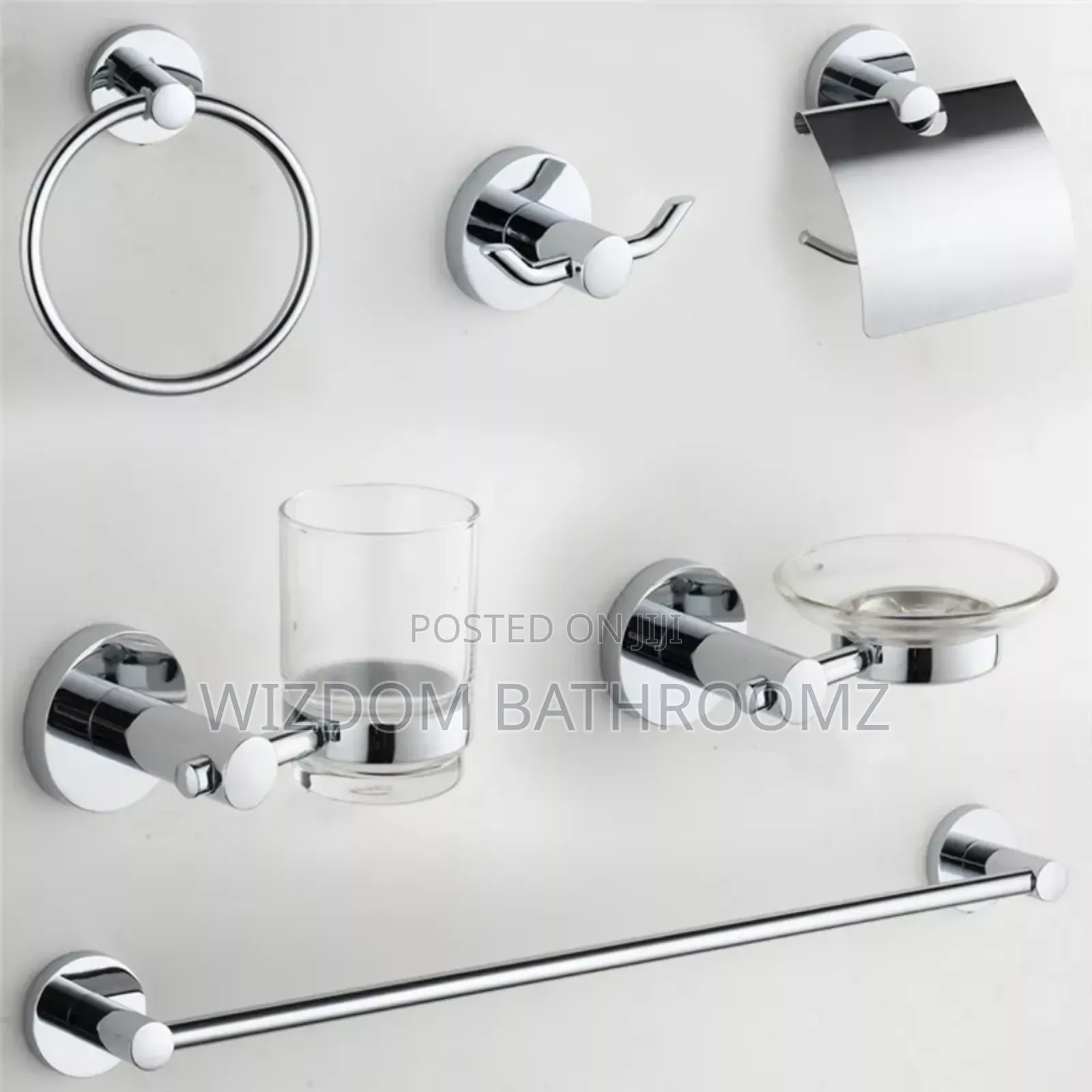 Complete Set of Bathroom Accessories