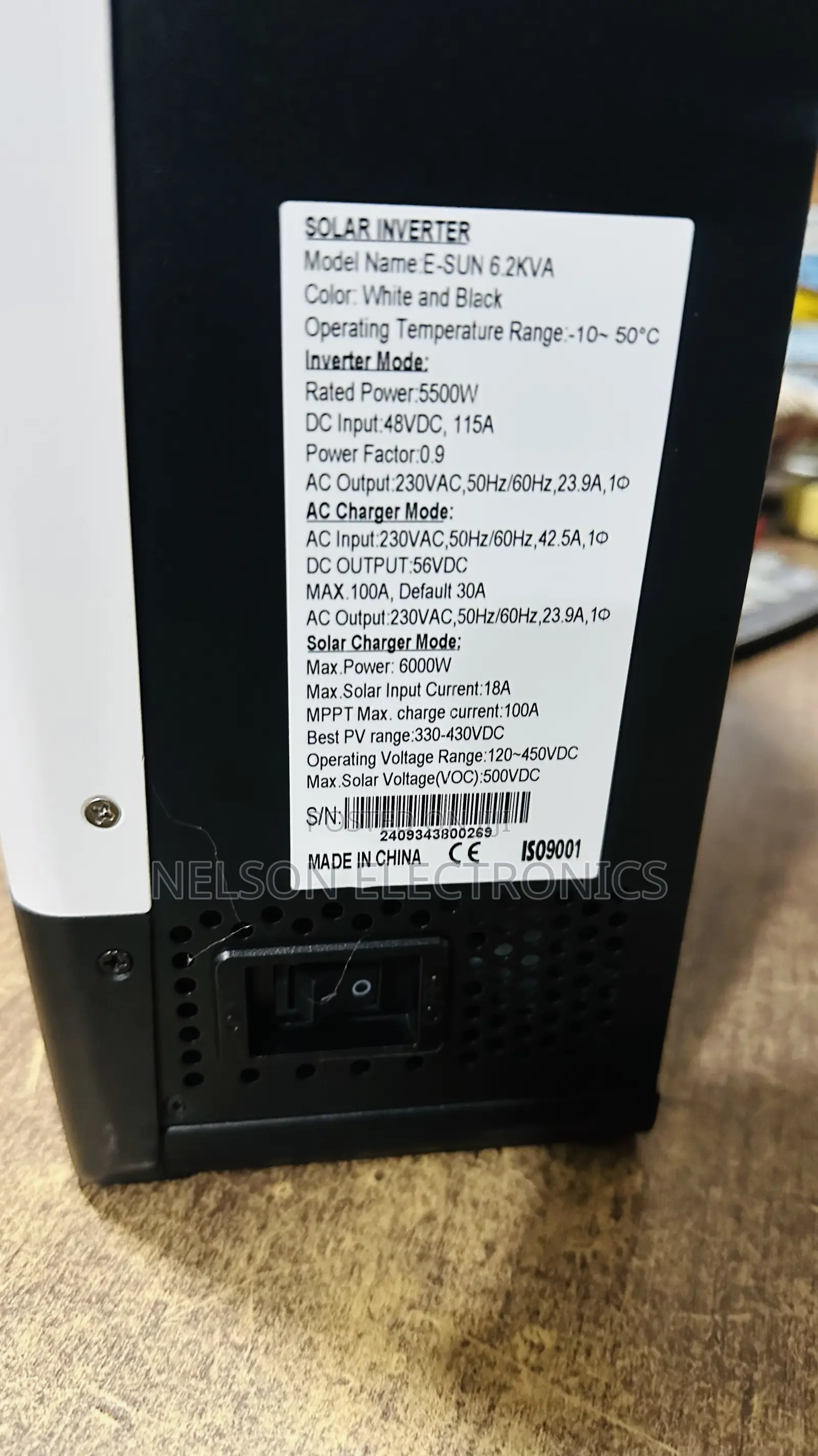 Sako 6.2kva 24v Hybrid Inverter With 100A Charge Controller