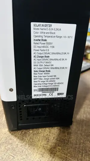 Sako 6.2kva 24v Hybrid Inverter With 100A Charge Controller