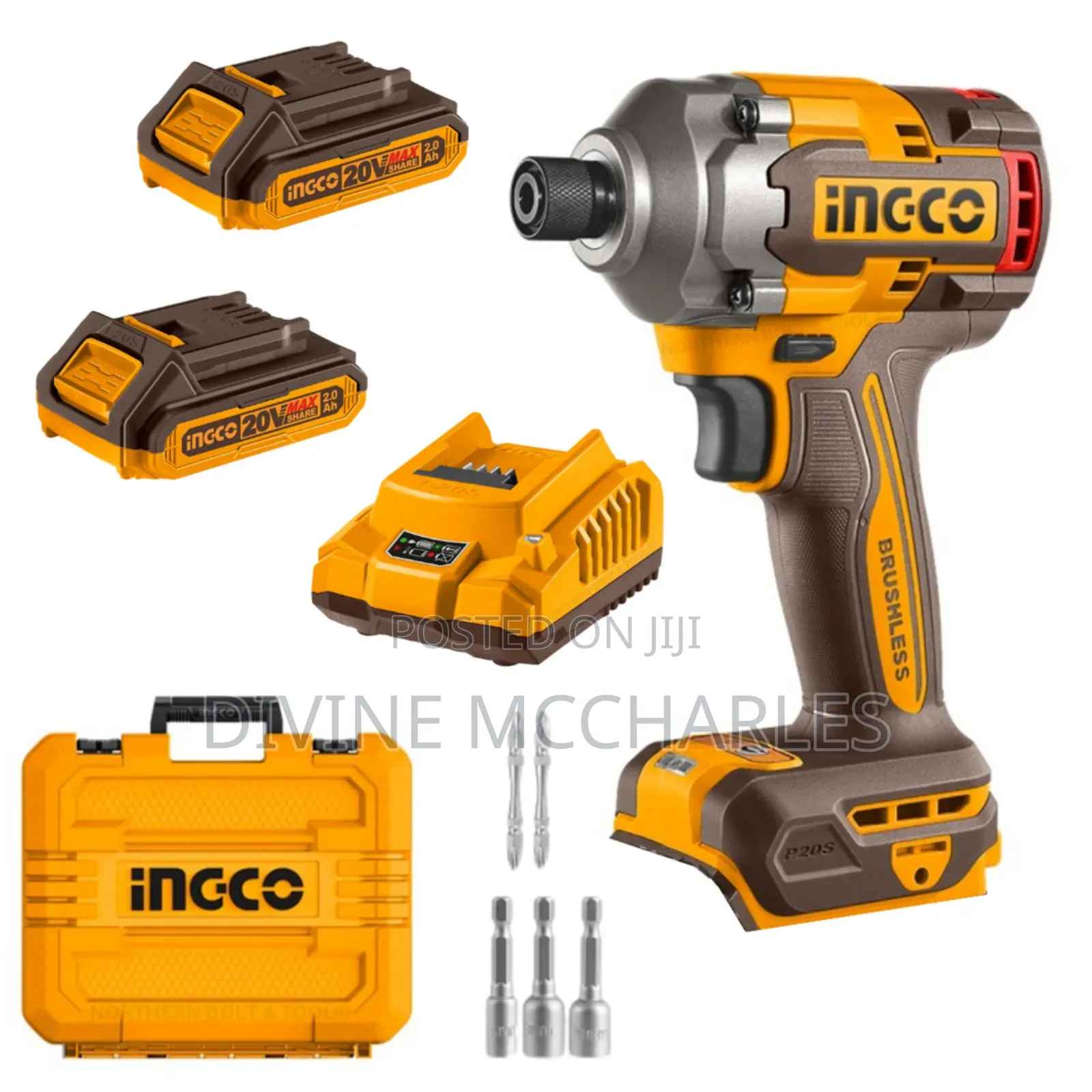 Ingco Cordless Impact Driver 285nm CIRLI2028