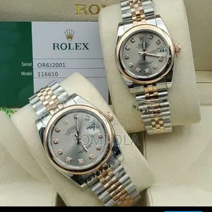 Rolex Date-Just Two-Tone Couple Watch