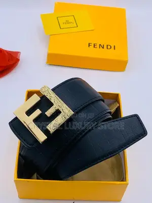 Fendi Quality Luxury Men Genuine Leather Belts