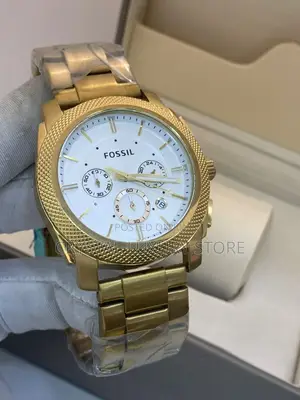 Fossil Quality Luxury Men Chain Strap Wristwatch