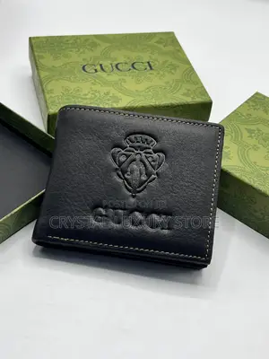 Gucci Quality Luxury Men Genuine Leather Wallet