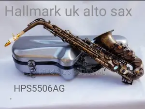 Hallmark-Uk Alto Eb Saxophone Hps5506ag Pro Sax
