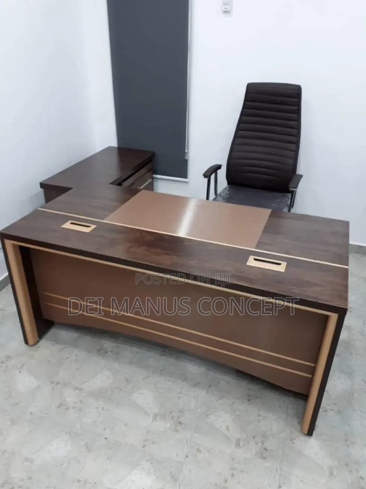 1.6m Office Table With Extension and Mobile Drawer