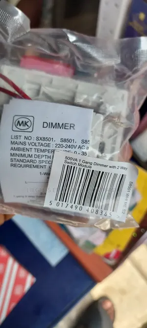 Mk 1 Gang Dimmer Switch