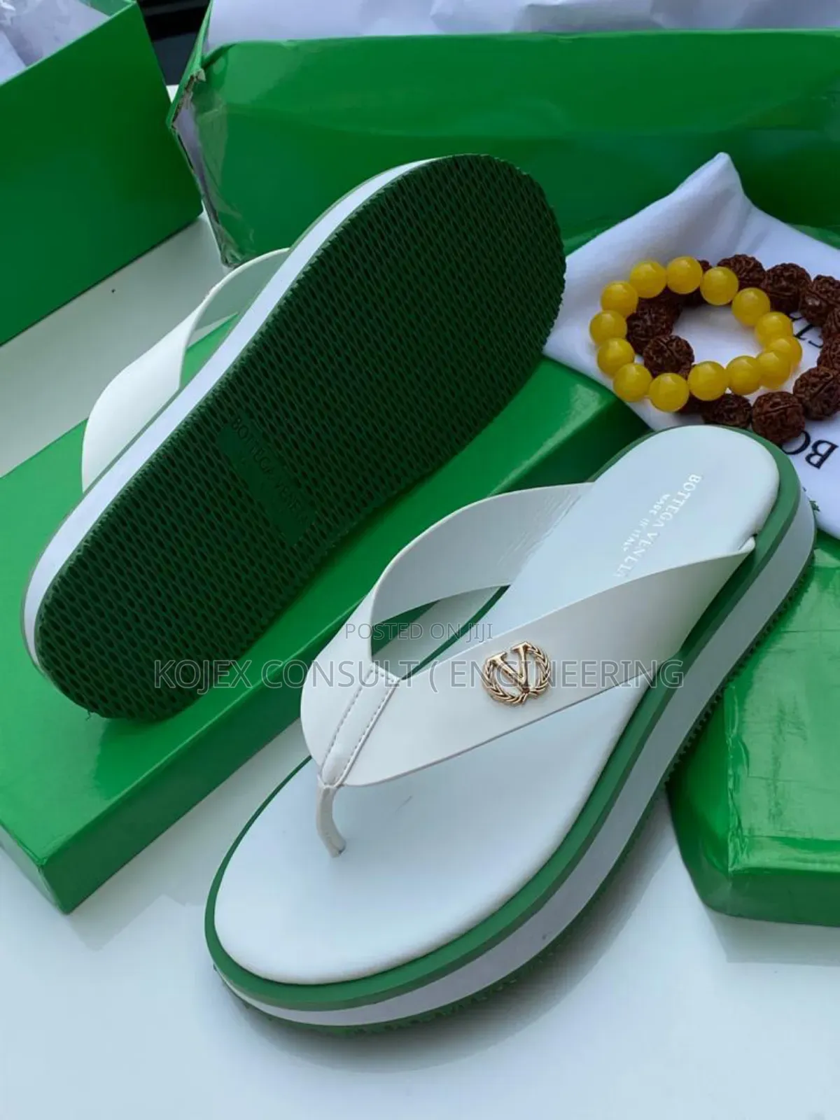 Off White Comfy Slides
