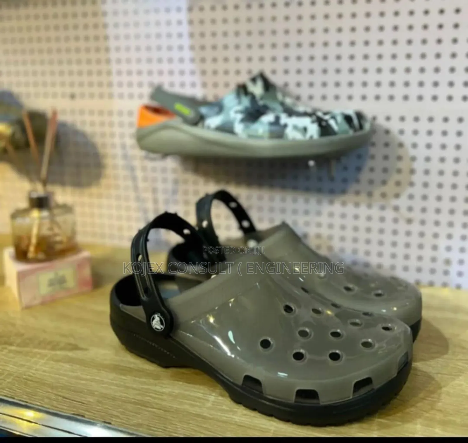 Rubber Crocs Available