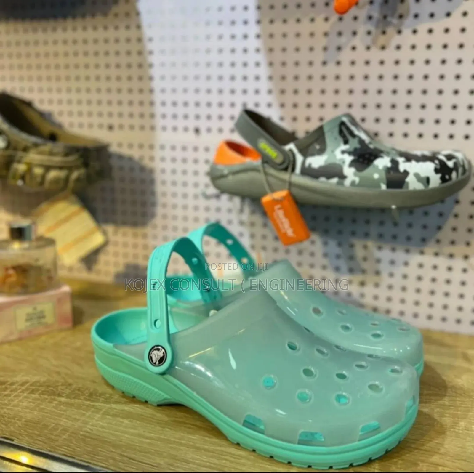 Rubber Crocs Available